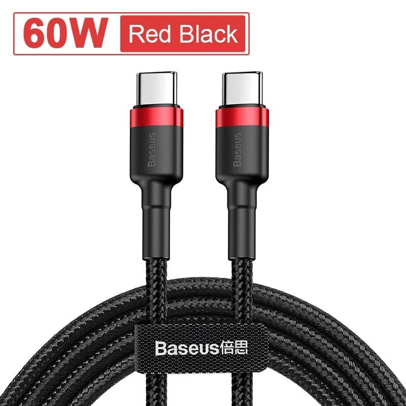 USB-C till USB-C-kabel, 100W PD Snabbt Laddning