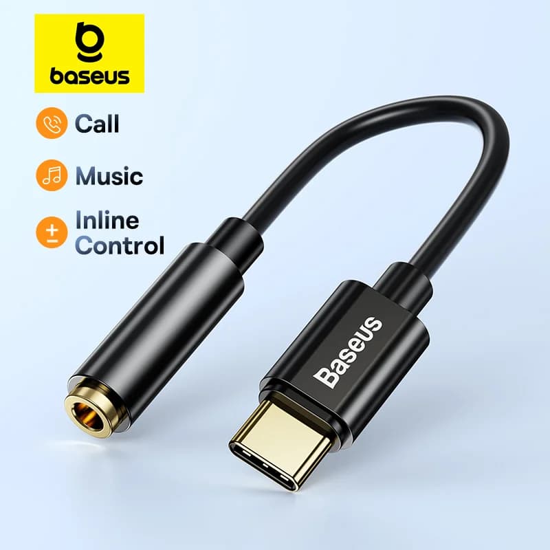 USB-C till 3,5 mm ljudjack-adapter för hörlurar