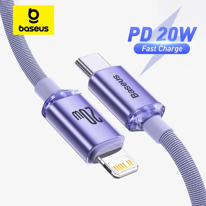 Snabbladdningskabel USB-C till Lightning, 20W PD