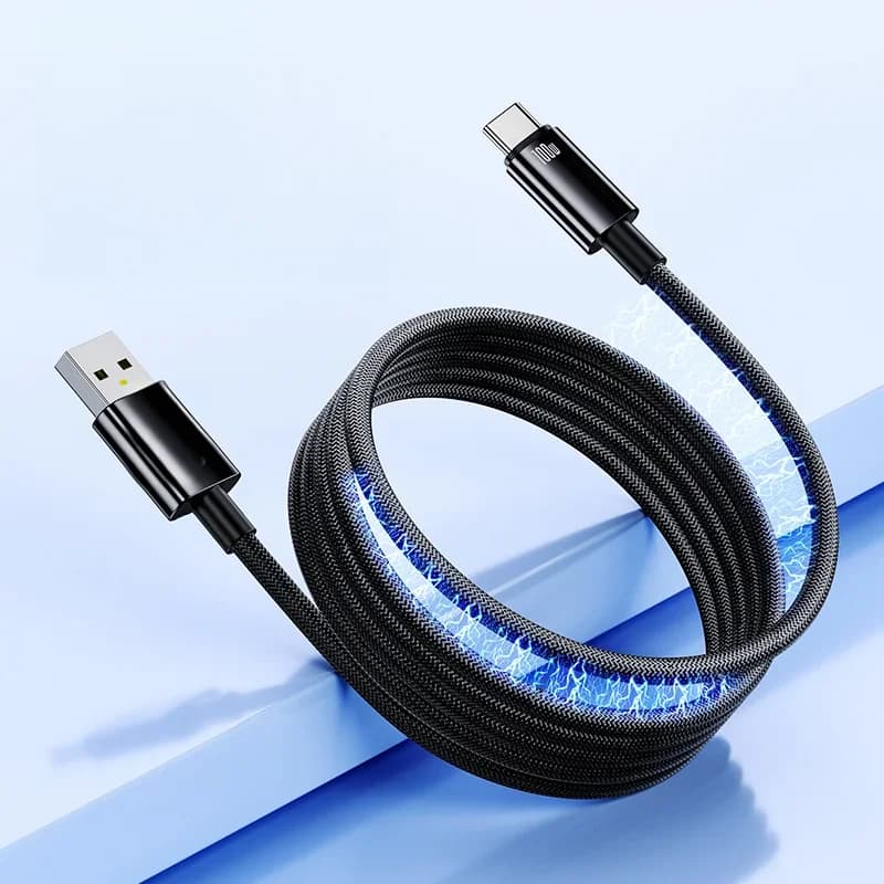 Magnetisk USB-C snabbt laddningskabel 100W