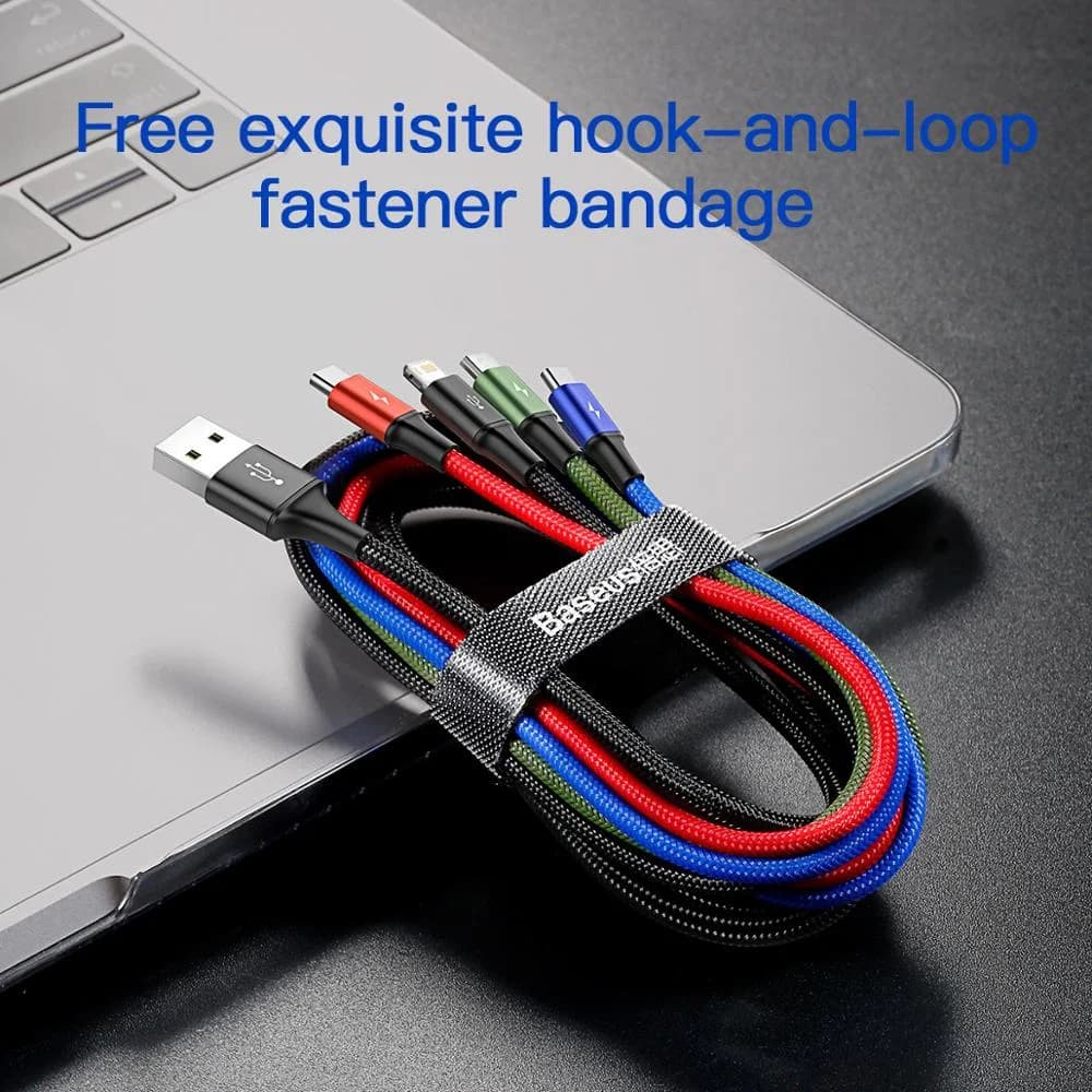 3-i-1 USB-laddningskabel för flera enheter