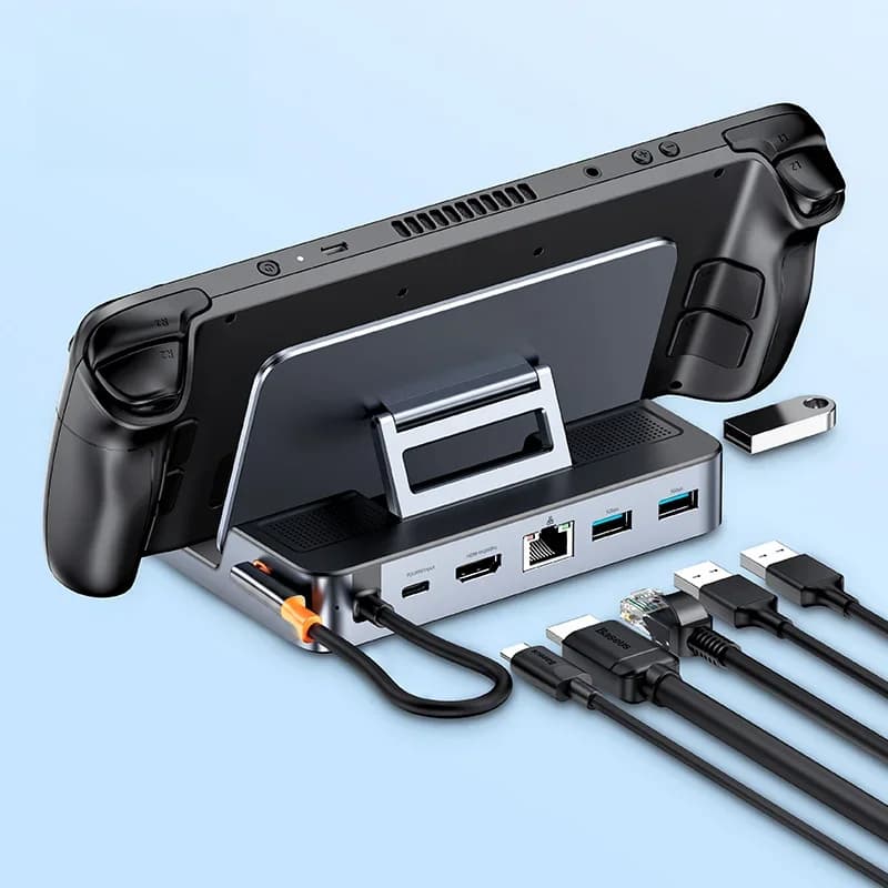 6-i-1 USB-C dockningsstation med 4K HDMI