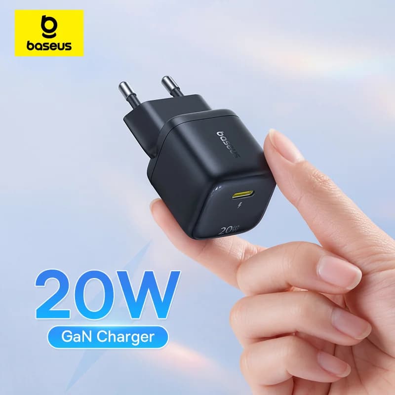 20W portabel USB-C PD väggladdare