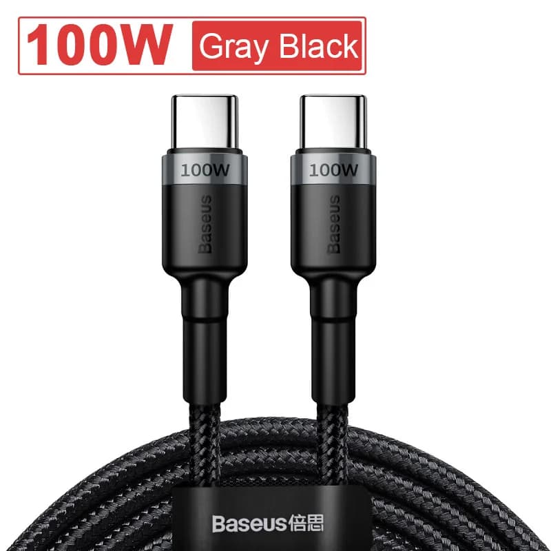 100W PD USB-C till USB-C Snabbladdningskabel