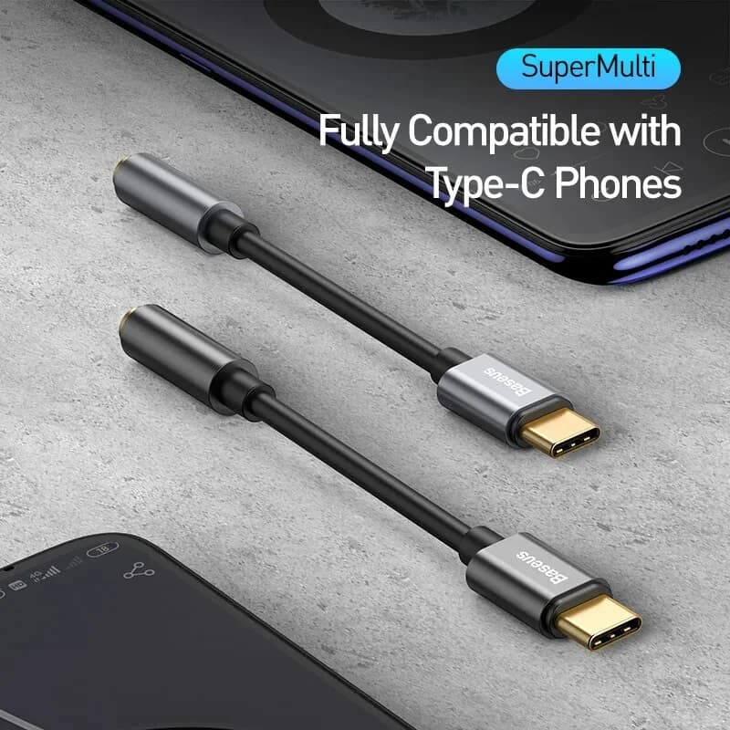 USB-C till 3,5 mm hörlursuttag adapter