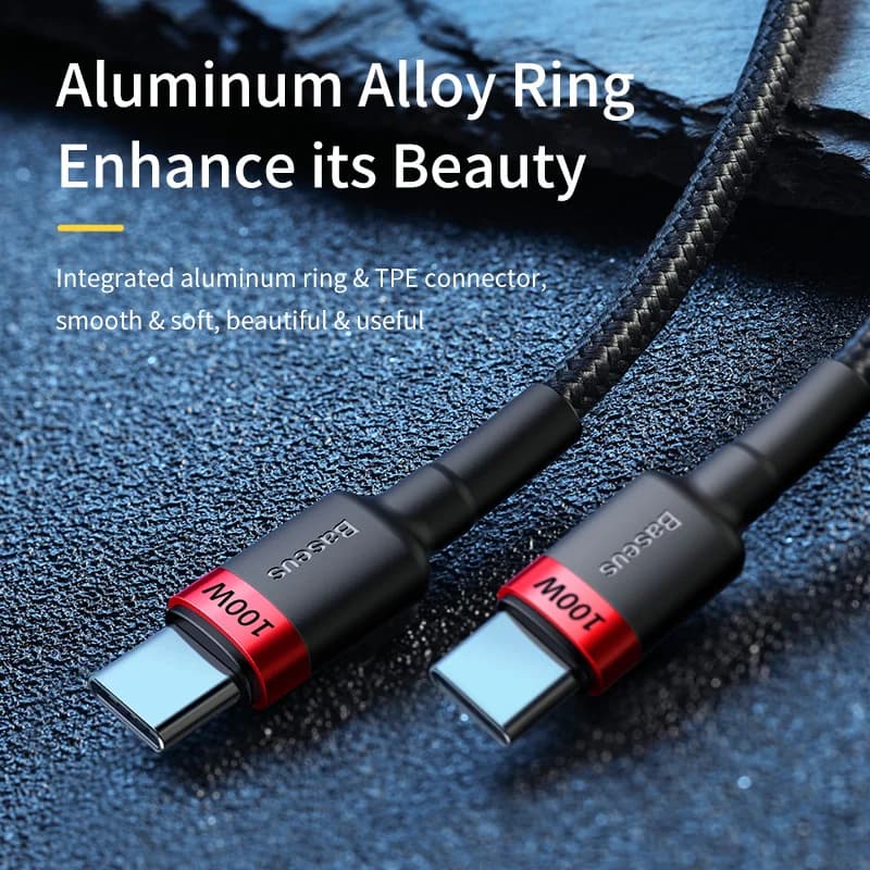 100W PD USB-C till USB-C Snabbladdningskabel
